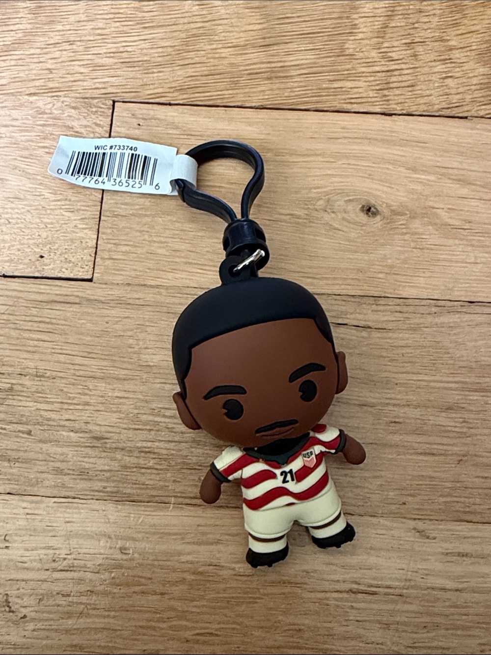 NWT USMNT #21 Tim Weah US Soccer Figural Bag Clip World Cup ⚽️🥅🏆